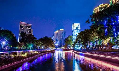 中山市岐江公园夜景_中山岐江公园夜景