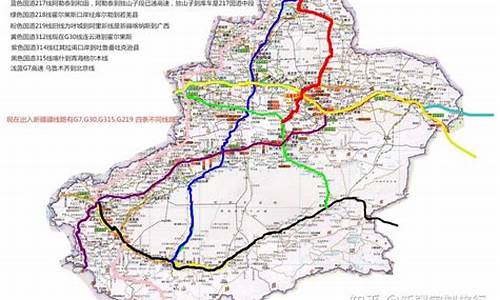 新疆旅游路线有几条版本-新疆旅游路线图